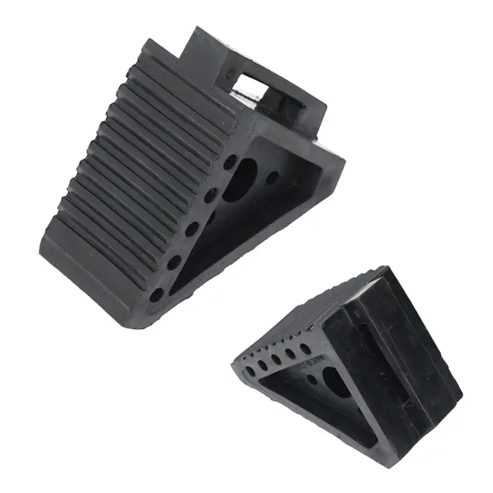 Rubber Truck Wheel Chock for RV Car Truck Block Wheel Stopper with Handles