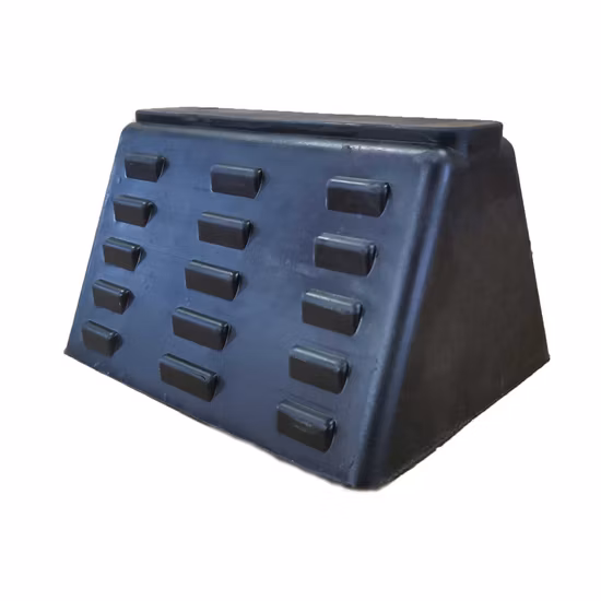 Rubber Truck Wheel Chock for RV Car Truck Block Wheel Stopper with Handles