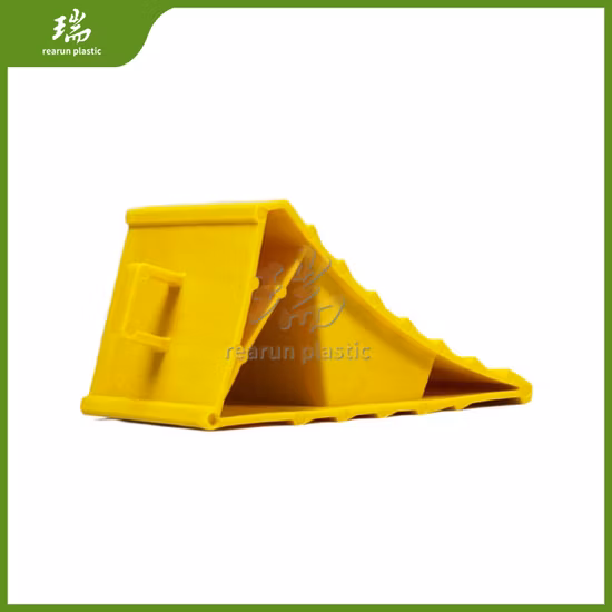 Plastic Car Vehicle Wheel Stopper Chock Helps Keep in Place