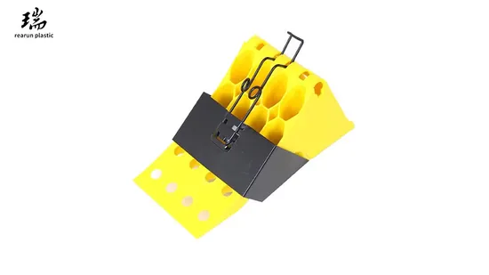 Plastic Car Vehicle Wheel Stopper Chock Helps Keep in Place