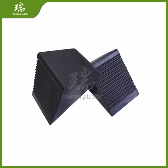 Plastic Car Vehicle Wheel Stopper Chock Helps Keep in Place