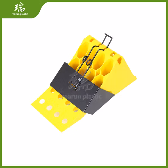 La cale de butée de roue de véhicule de voiture en plastique aide à rester en Place